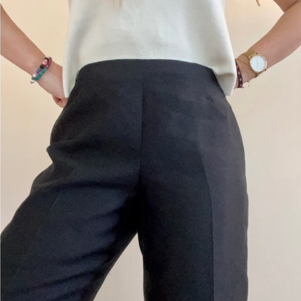 NWOT Dana Buchman silk french waisted fully lined trouser in oyster 🦪 colour
